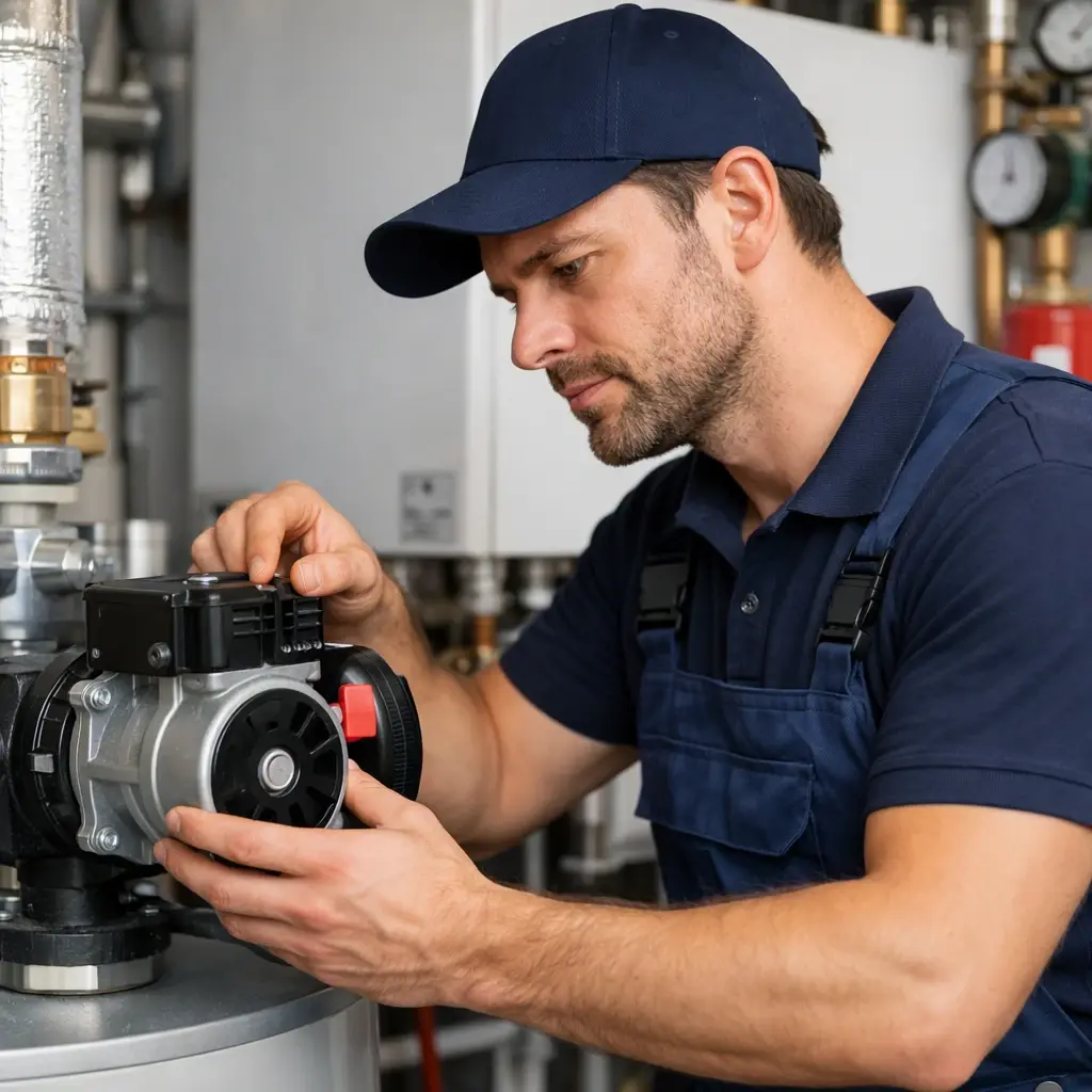 boiler circulation pump repair replacement qom